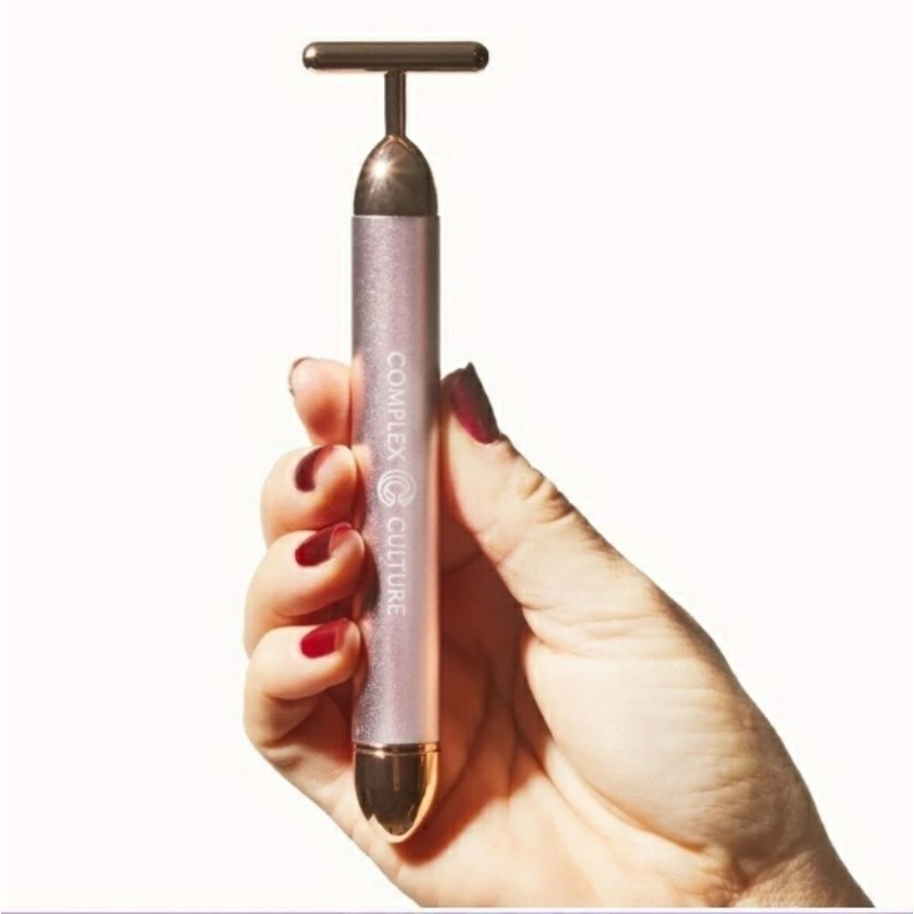 NEW Complex Culture Sonic T-Bar Facial Massager